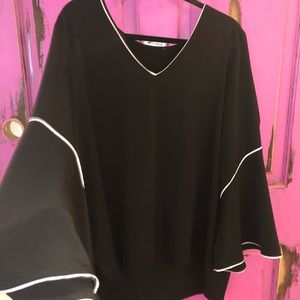 Calvin Klein Bell Sleeve Top
